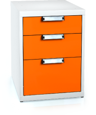 Universal cabinet for workbenches 662 x 480 x 600 - 3x drawer